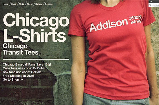 Image vs. Video Background in Web Design - Chicago Shirts