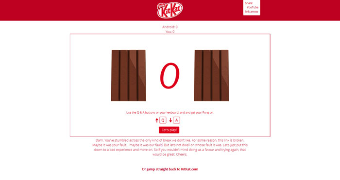 kitkat.com 404 error page