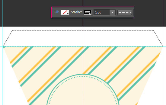 Pennant Banner Text Effect step 3