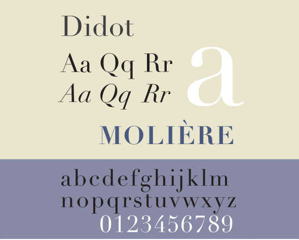 Didot is a modern font