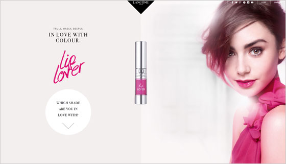 Lip Lover Website Design