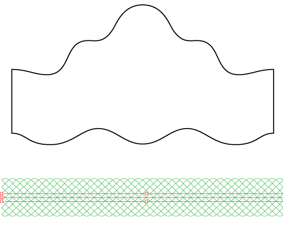 guilloche pattern vector