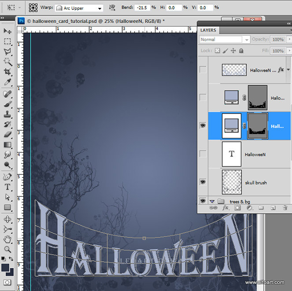 Halloween Card How to create letters from pumpkin image with photoshop Free pumpkin brushes