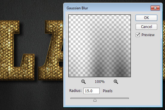 Glam Gold Text Effect step 6