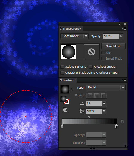 Create a Snowstorm background with Phantasm in Illustrator CS6 - CC2014