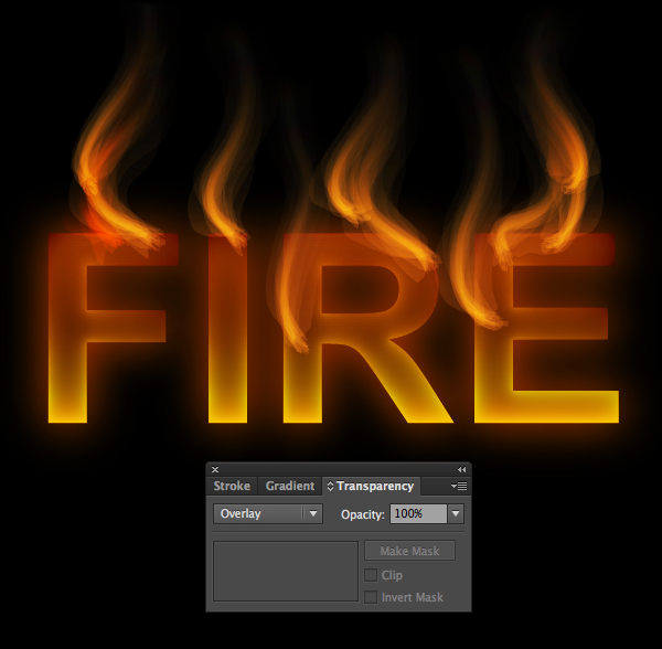 How to create fire text effect in 10 minutes in Illustrator 13