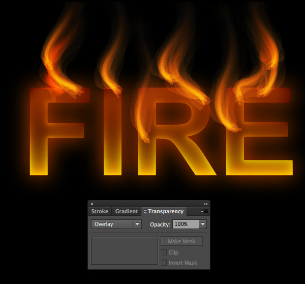 How to create fire text effect in 10 minutes in Illustrator 14