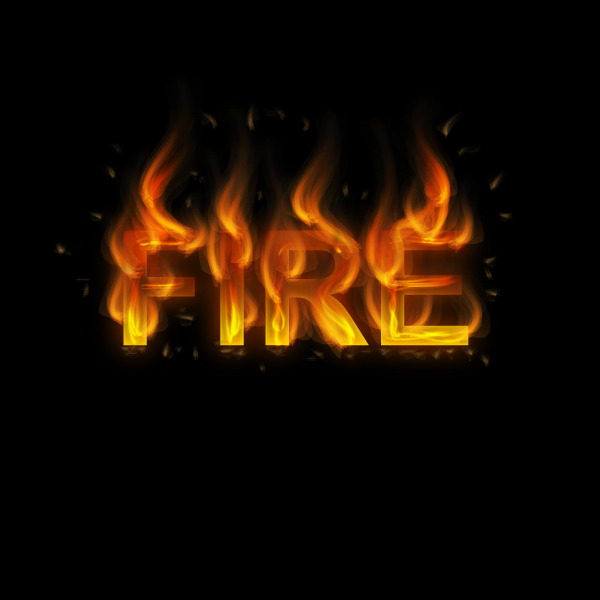 How to create fire text effect in 10 minutes in Illustrator 