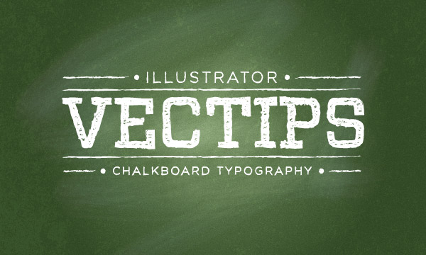 chalkboard text vector