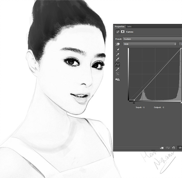 Create a Black and White Drawing Effect in Photoshop 9