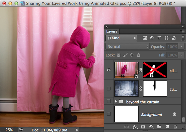 Sharing Your Layered Work Using Animated GIFs