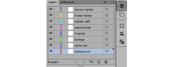 setting up the layers