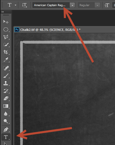 Create a Retro Chalkboard Scene in Photoshop 7