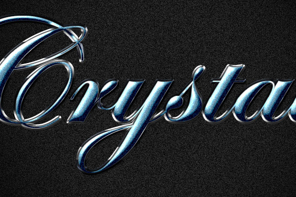 Crystal Text Effect