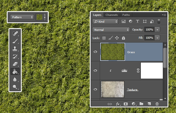 Create and Fill the Grass Layer