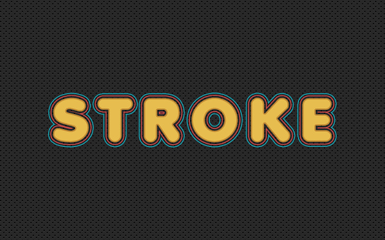 Create a Multi-Stroke Text Effect Using Photoshop’s New Layer Style Functionality