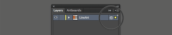 Layer Selection button