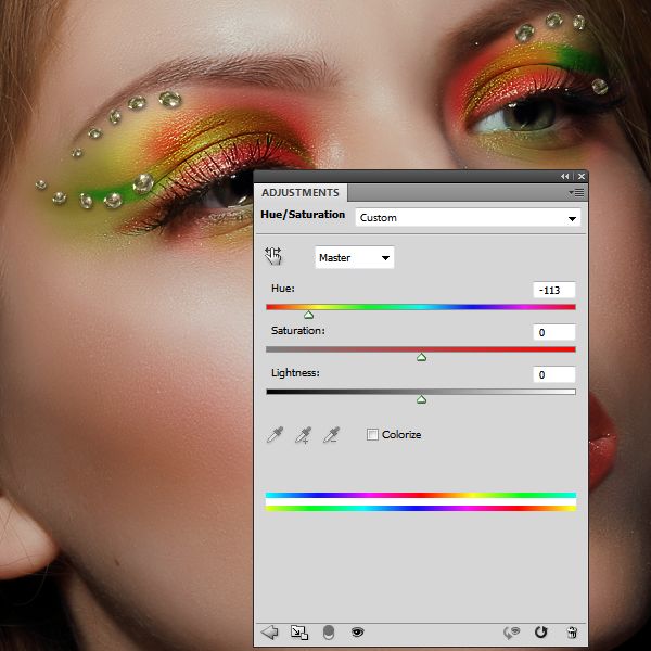 How to Apply Creative Makeup with Photoshop 16
