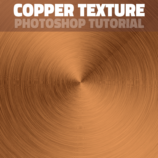 copper metal texture photoshop tutorial