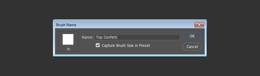 Top Confetti Brush Tip