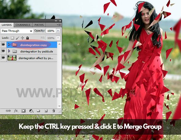 merge group in photoshop