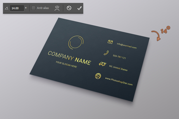 How to Make a Business Card in Photoshop 26