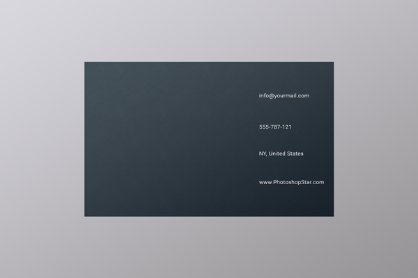 How to Make a Business Card in Photoshop 9
