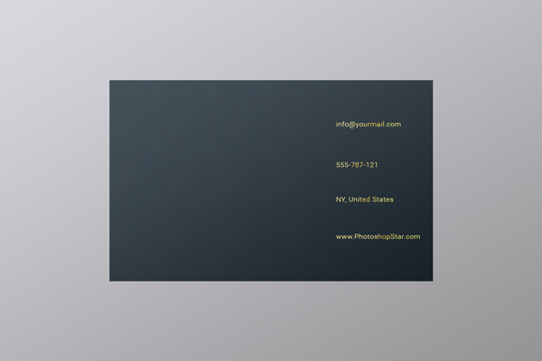 How to Make a Business Card in Photoshop 11