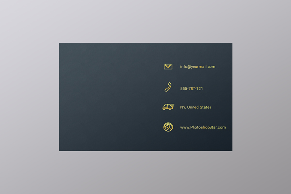 How to Make a Business Card in Photoshop 13