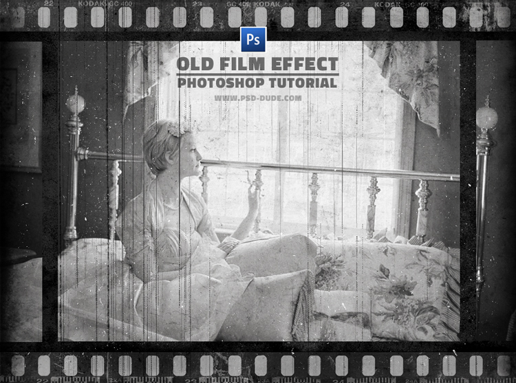 create old film effect in photoshop