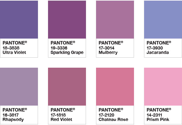 Pantone Color of the Year 2018 - Color Palette Kindred Spirits