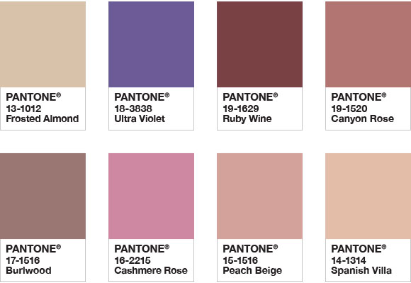 Pantone Color of the Year 2018 - Color Palette Quietude