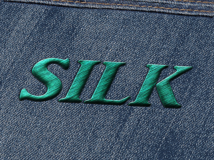 silk embroidery effect in photoshop
