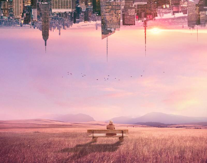 How to Create a Surreal Scene of an Upside Down City With Adobe Photoshop 23