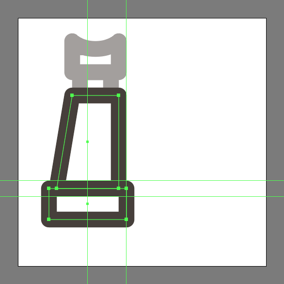 add rectangle to the binoculars icon