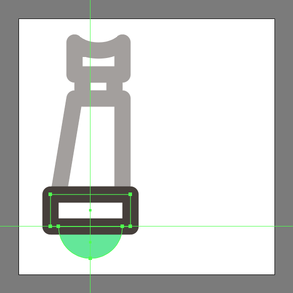 create the lens for the icon