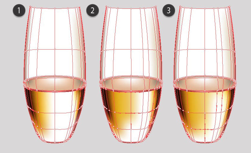 champagne glass mesh tutorial