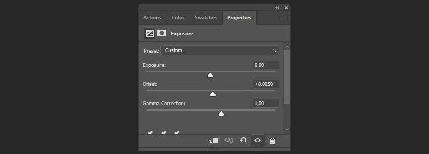 Creating the adjustment layer