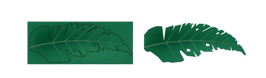 Tropical Party Flyer Design Leaf Vector