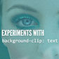 Постоянная ссылка на Эксперименты со свойством CSS3 background-clip: text