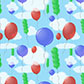 Постоянная ссылка на Простой паттерн с воздушными шарами в Adobe Illustrator