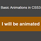 Постоянная ссылка на Цикл уроков об анимации CSS3. Часть 2: Основы свойств анимаций