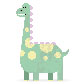 Постоянная ссылка на Рисуем милого динозаврика в Adobe Illustrator