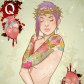 Постоянная ссылка на Создаем королеву червей с тату рукавом в Illustrator