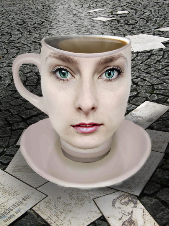 голова-чашка