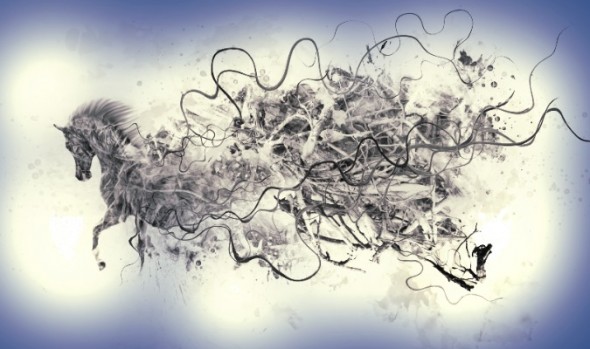 photoshop-winter-horse123