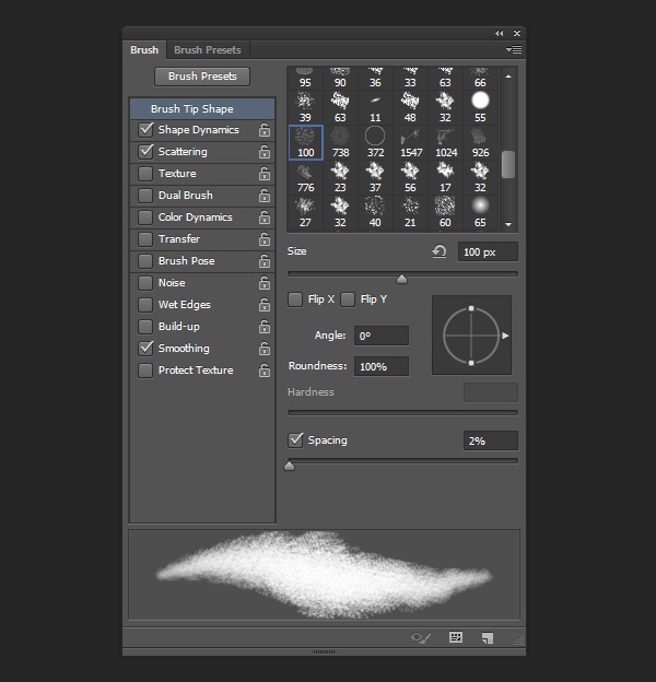 An Example of Texture Brushes